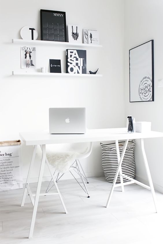 white-desk